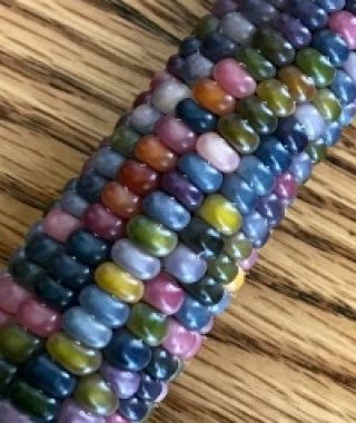 Glass Gem Ornamental Corn